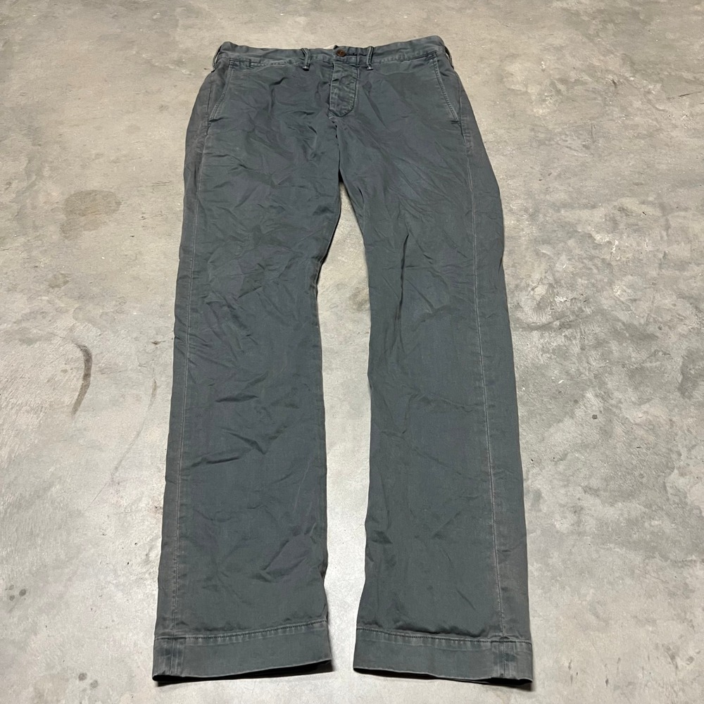 RRL Ralph Lauren General Purpose Utility Pants Gray Cotton Twill Chino 31x32